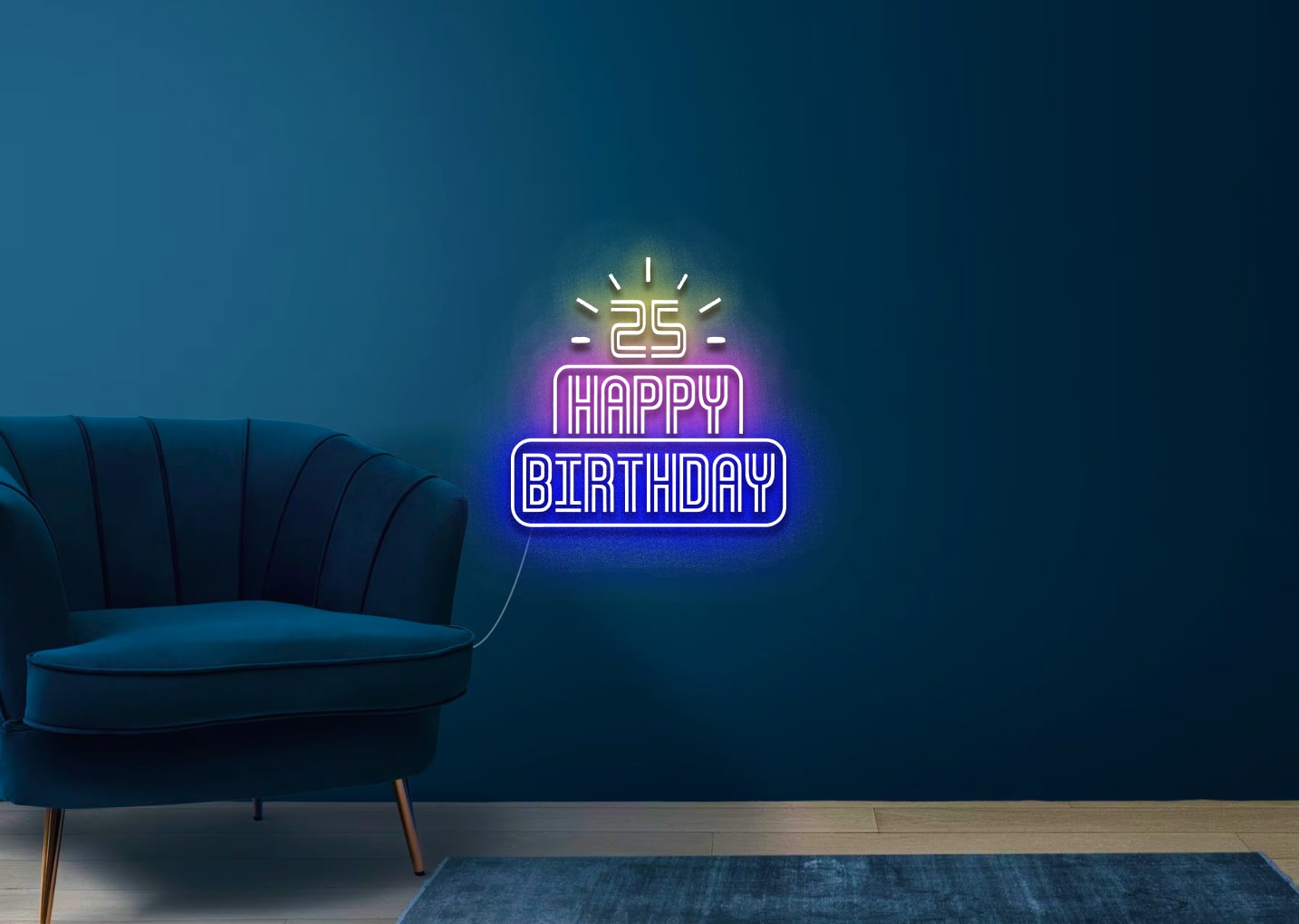 25th Birthday Neon Sign