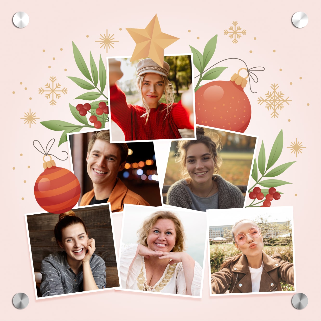 Celebration Photo Collage Acrylic Print