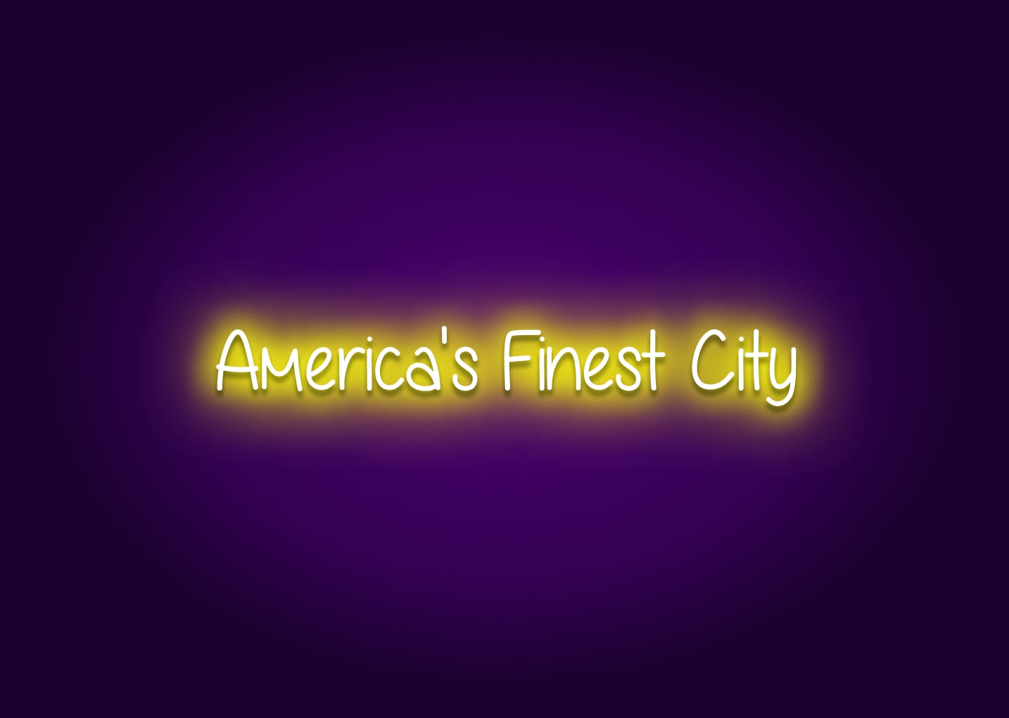 America's Finest City Neon Sign - San Diego
