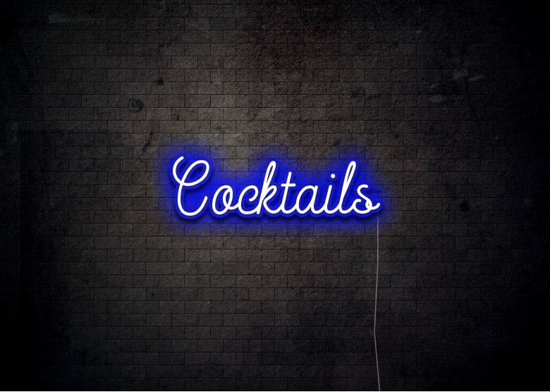 Cocktails - Neon Sign