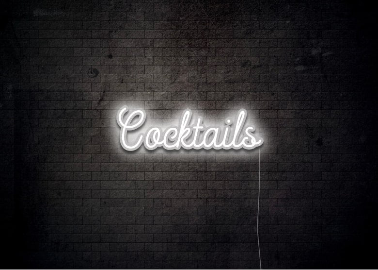 Cocktails - Neon Sign