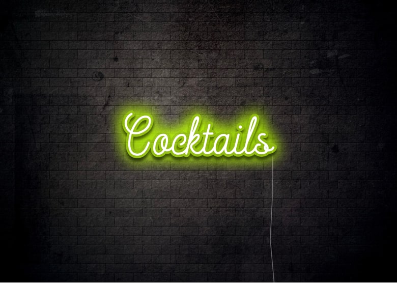 Cocktails - Neon Sign