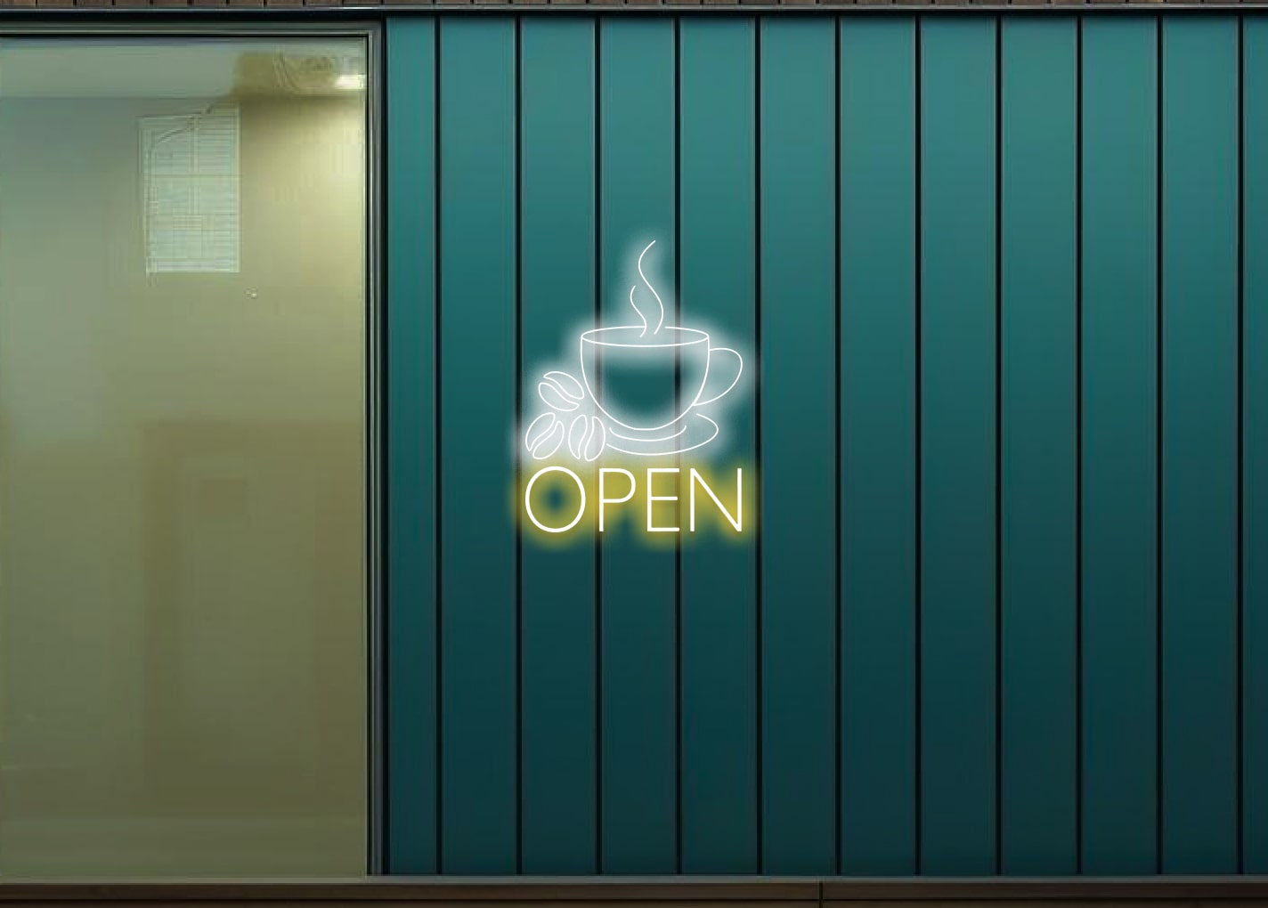 Coffee Shop Open Neon Signs