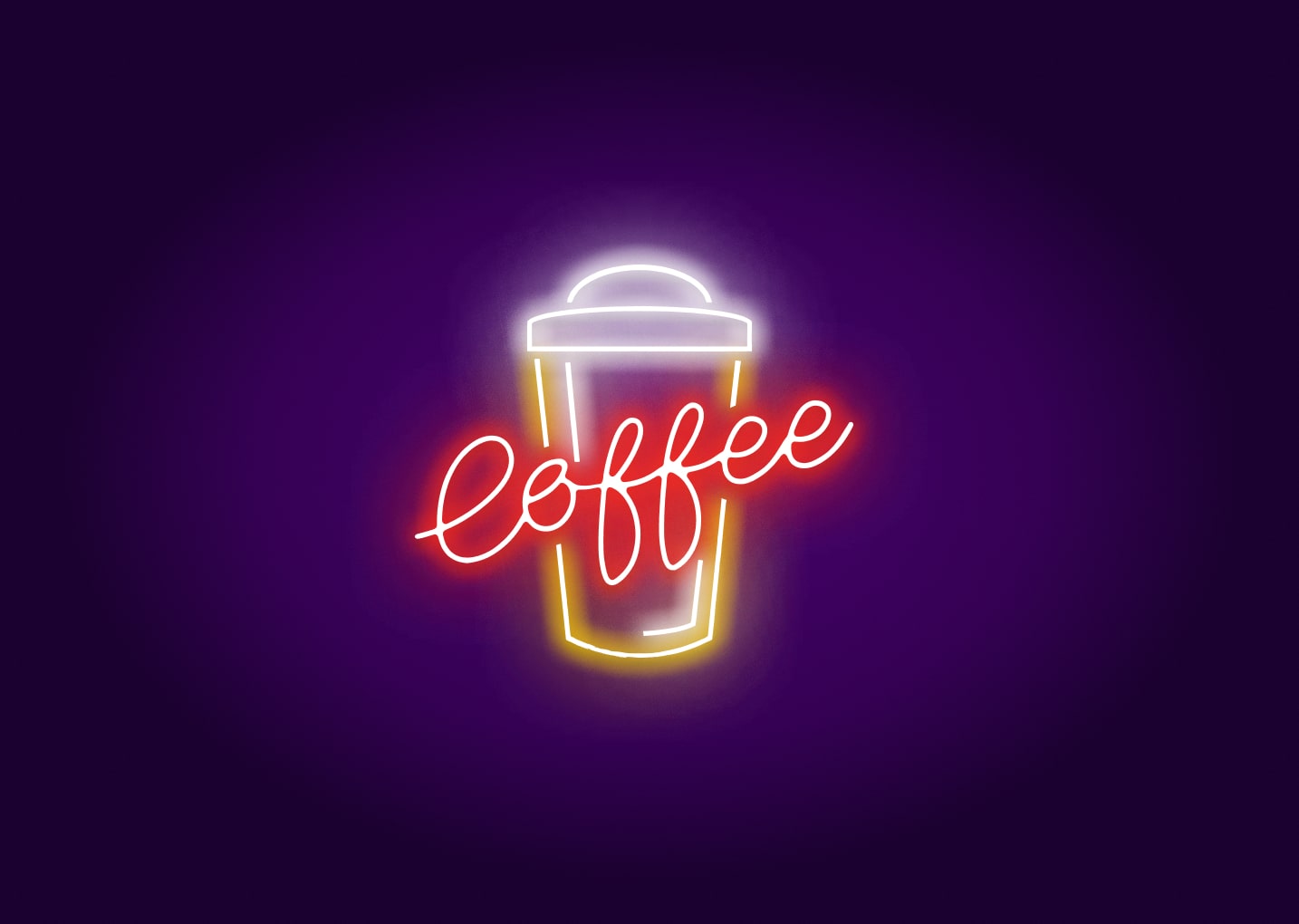 Coffee Cup Neon Signs