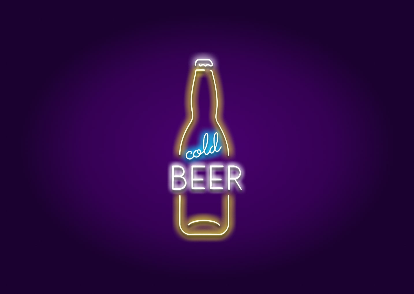 Cold Beer Neon Signs
