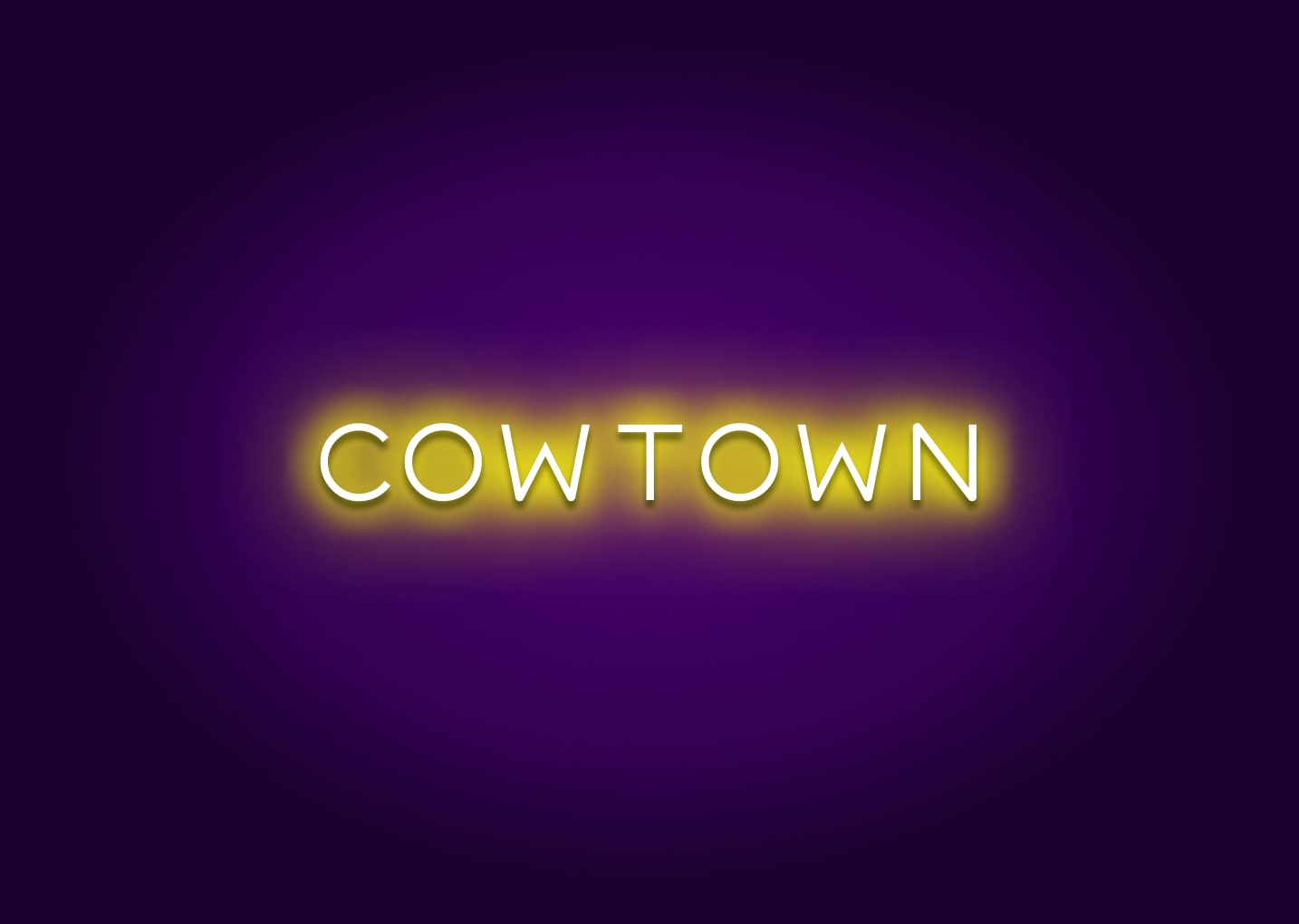 Cowtown Neon Sign - Fort Worth