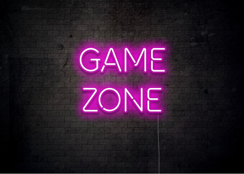 GAME ZONE - Neon Sign