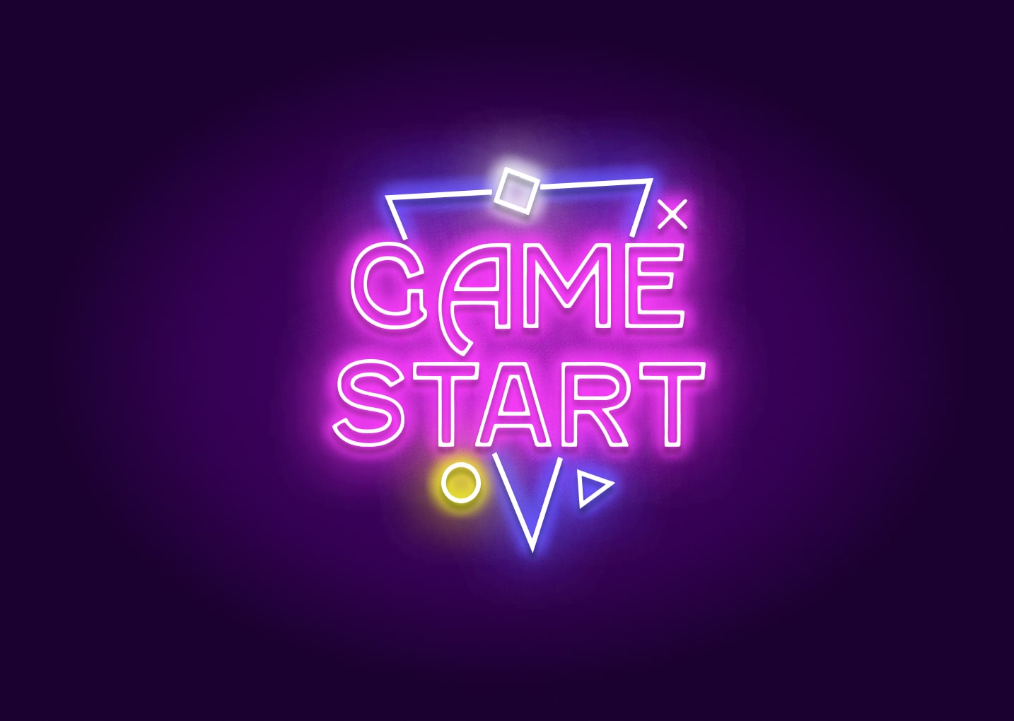 Game Start - Gamers Neon Signs