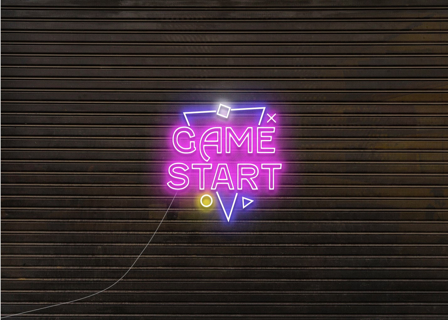 Game Start - Gamers Neon Signs