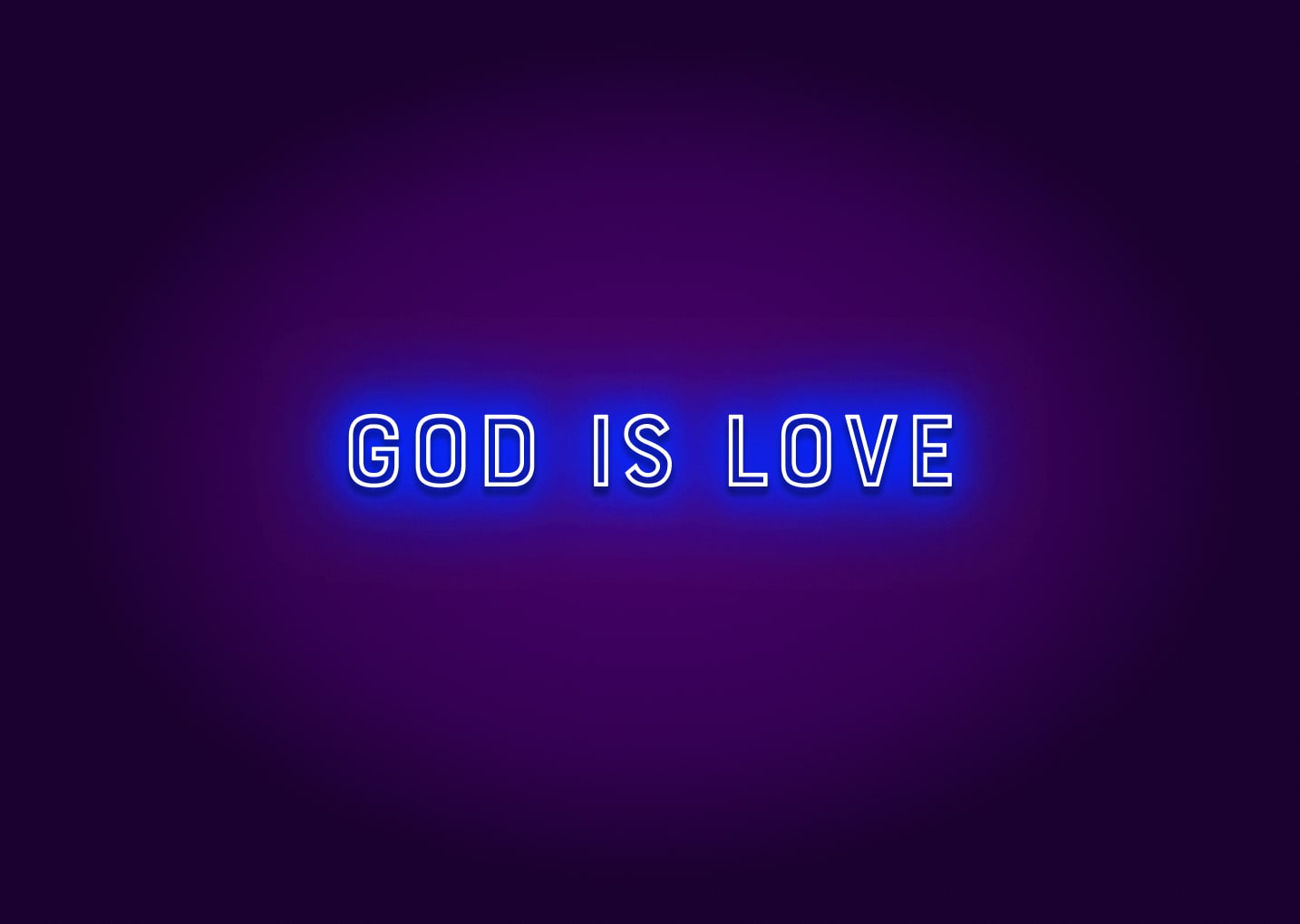 God is love - Neon Sign