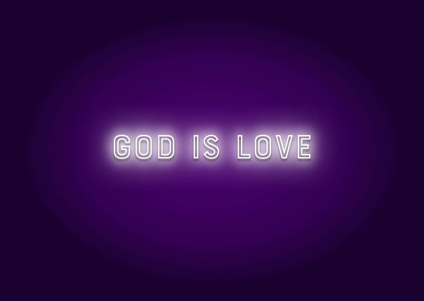 God is love - Neon Sign