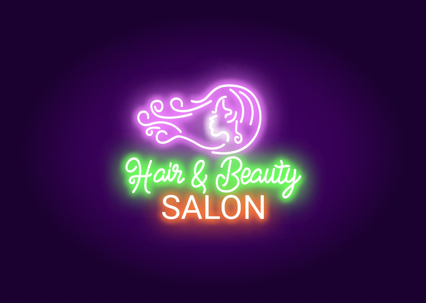 Hair & Beauty Salon - Neon Signs