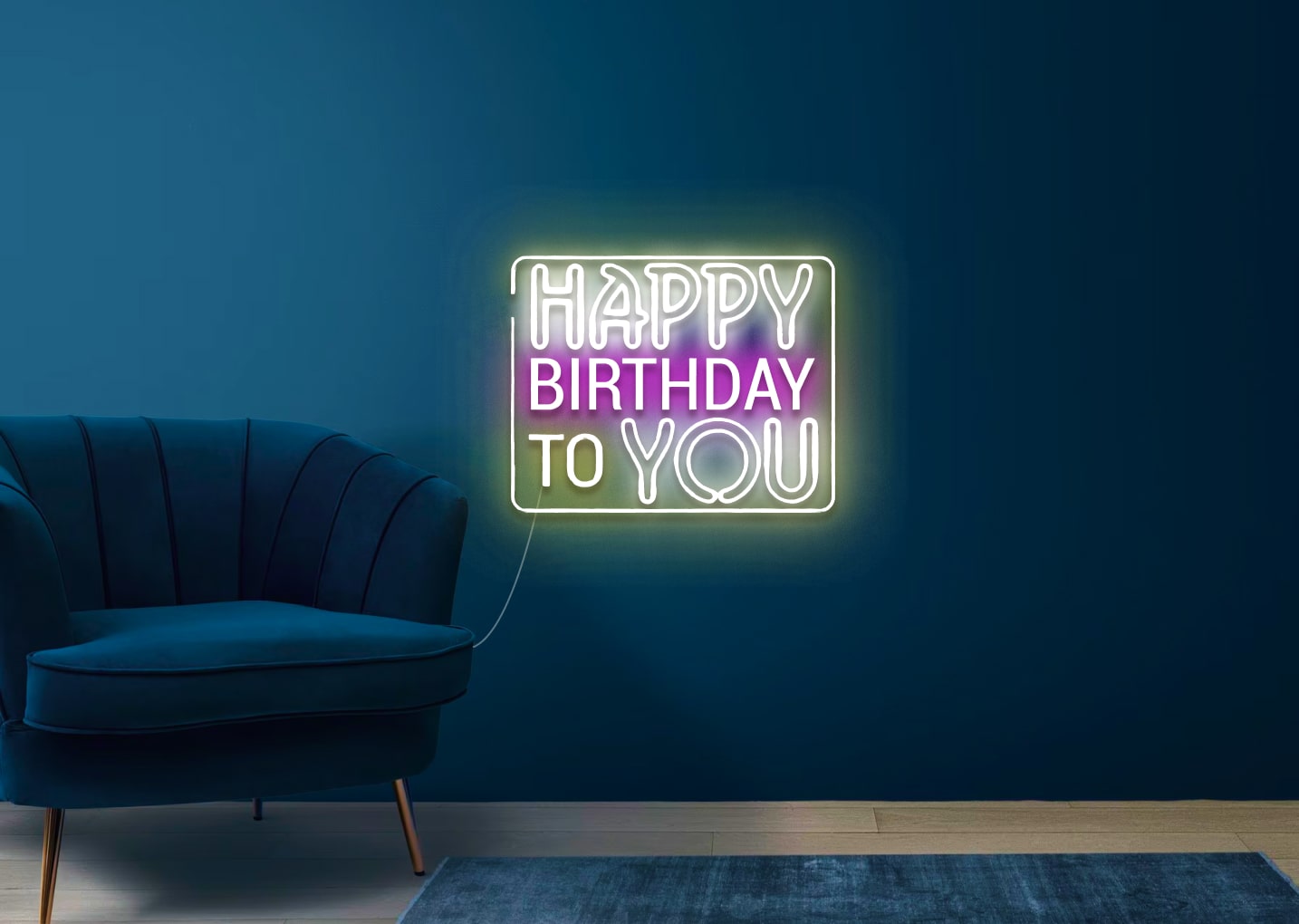 Happy Birthday To You Neon Sign