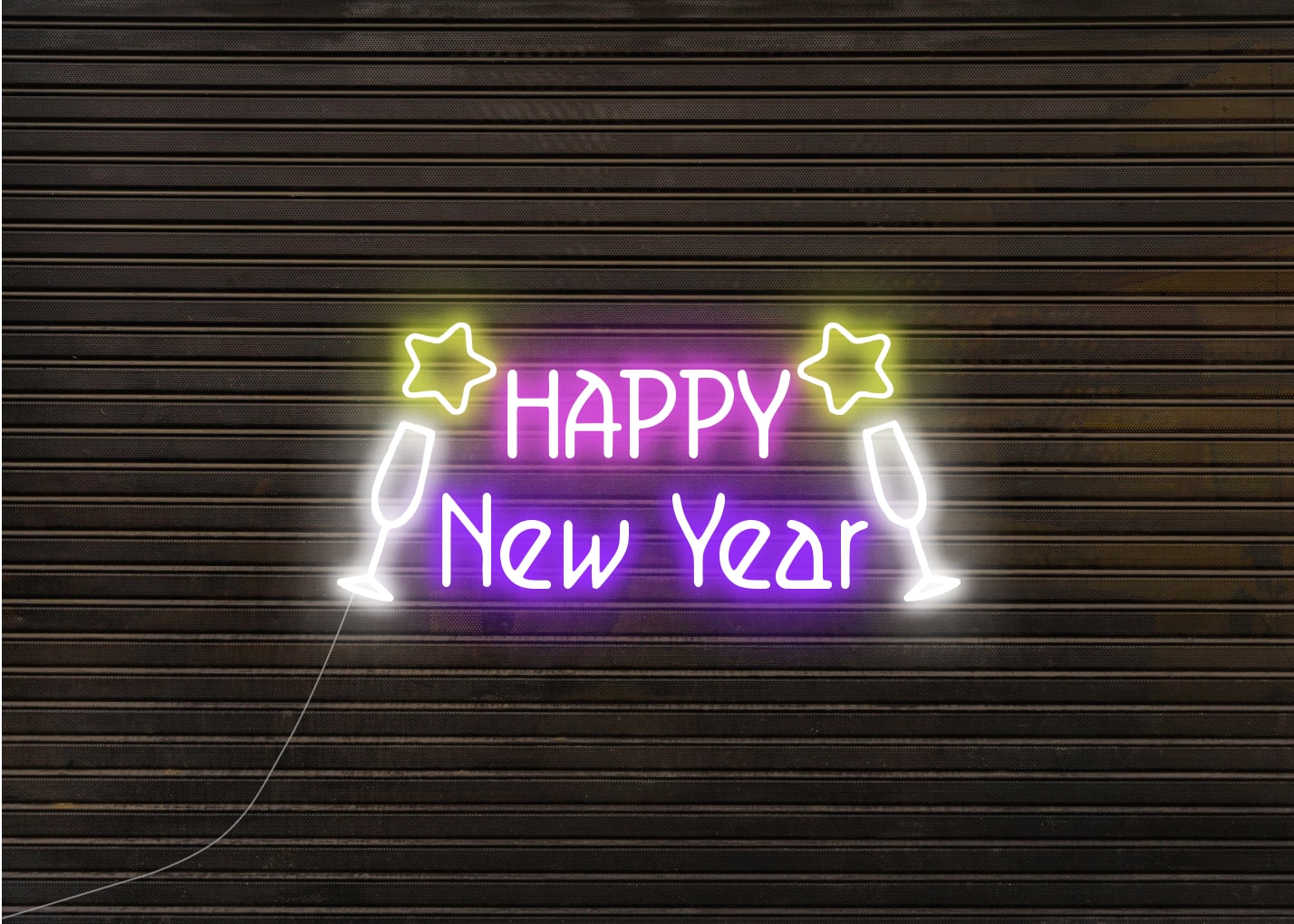 Happy New Year - Cheers Neon Signs