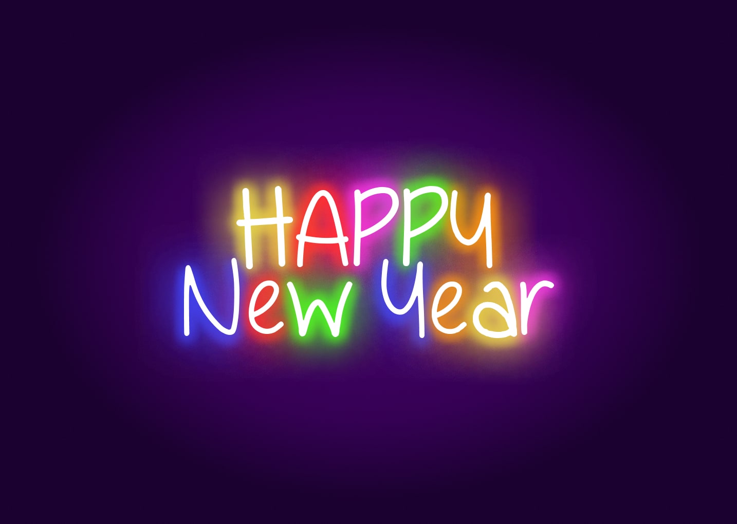 Happy New Year Popular Neon Signs