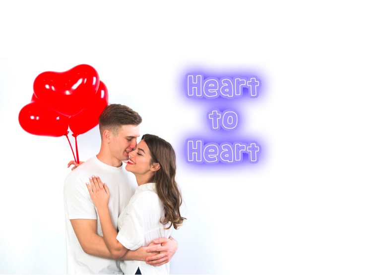 Heart to Heart - Neon Sign
