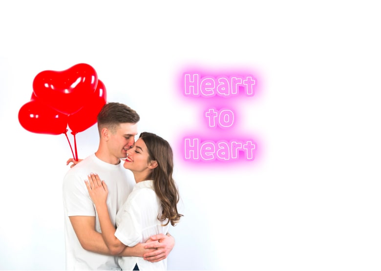 Heart to Heart - Neon Sign