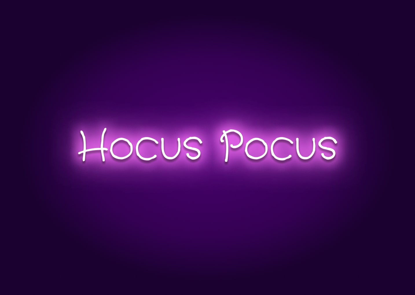 Hocus Pocus Neon Sign