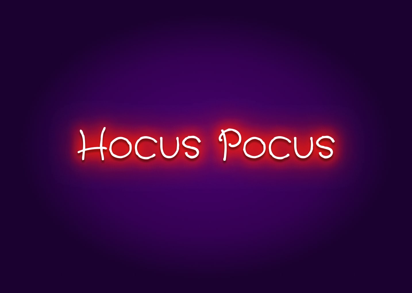 Hocus Pocus Neon Sign