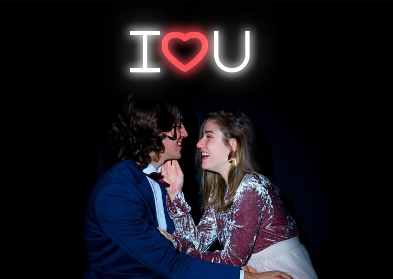 I β€οΈ U - I LOVE U - Neon Sign