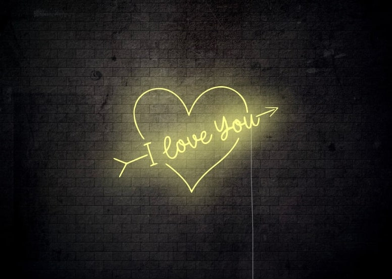 I Love You Neon Sign