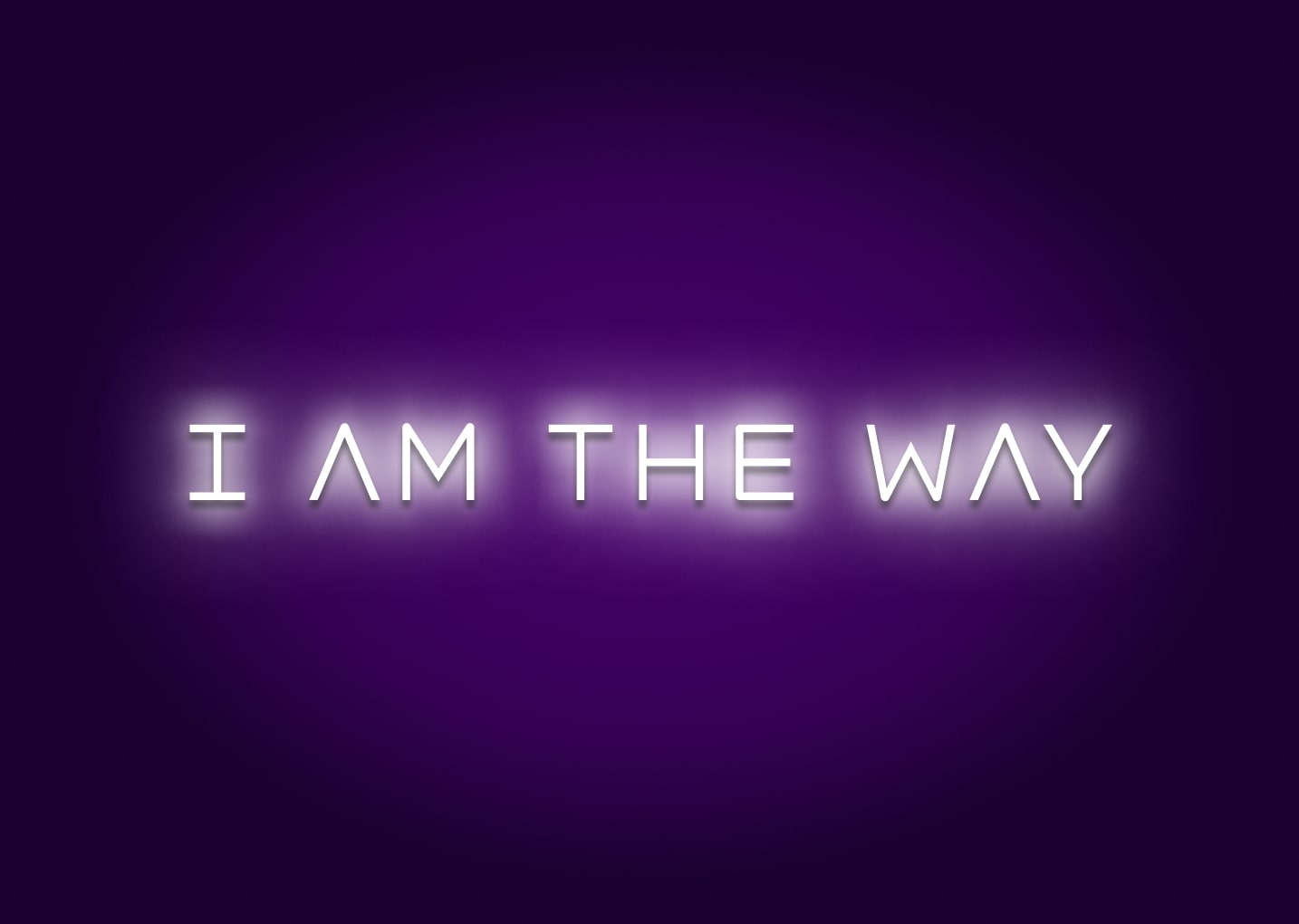 I am the way - Neon Sign
