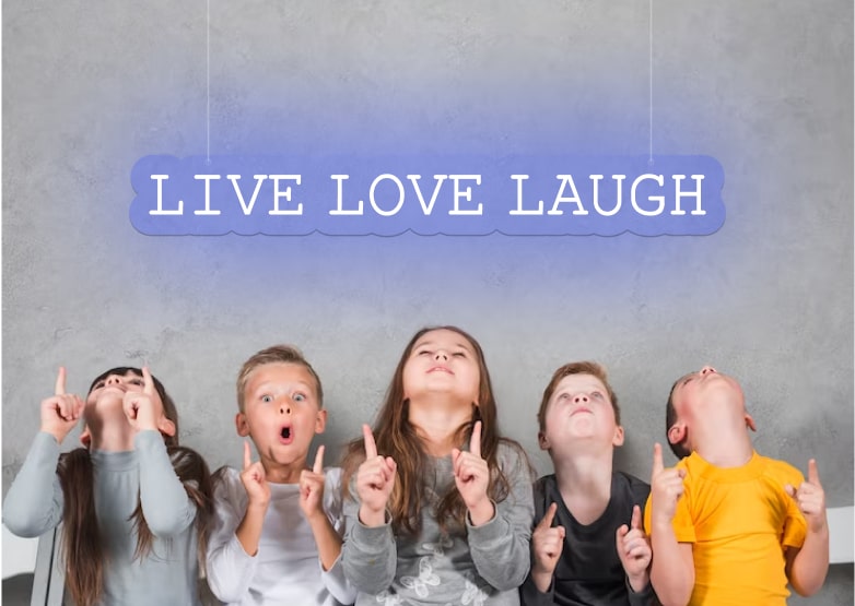 LIVELOVELAUGH-PURPLE | Inspirational Neon Signs | Motivational Neon Signs | OMGNeon.com