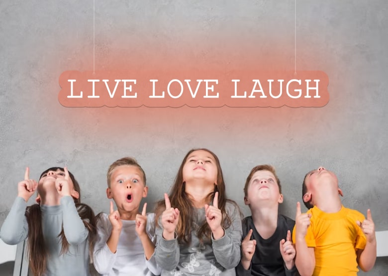 LIVELOVELAUGH-RED | Inspirational Neon Signs | Motivational Neon Signs | OMGNeon.com