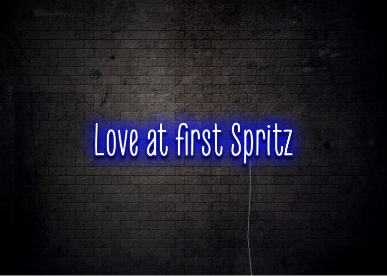 Love at First Spritz - Neon Sign