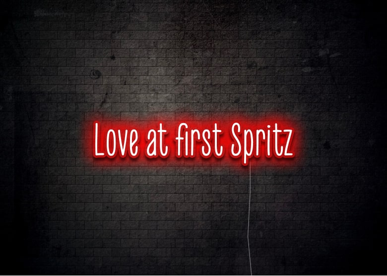 Love at First Spritz - Neon Sign