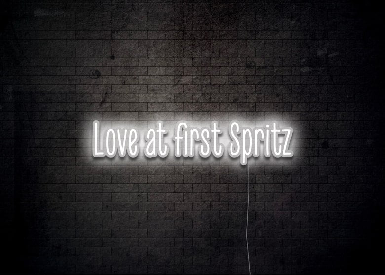 Love at First Spritz - Neon Sign