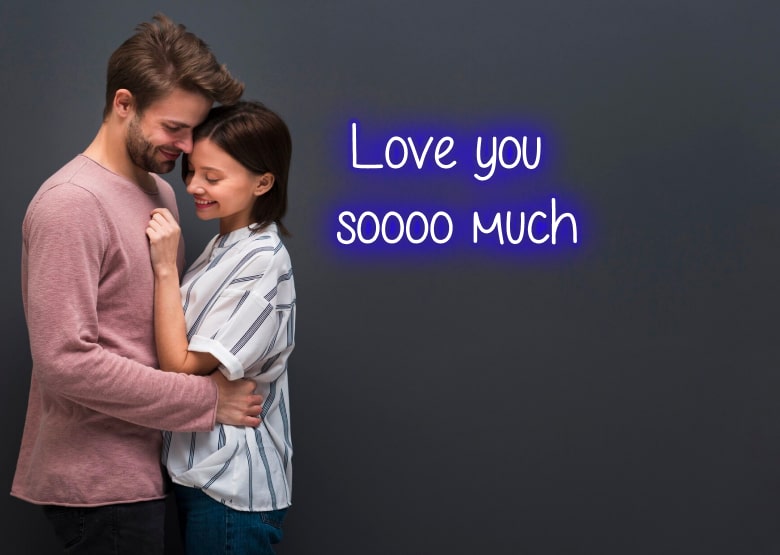 Love you soooo much - Neon Sign