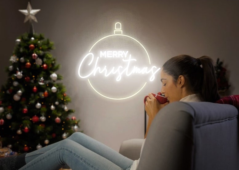 Merry Christmas Neon Sign