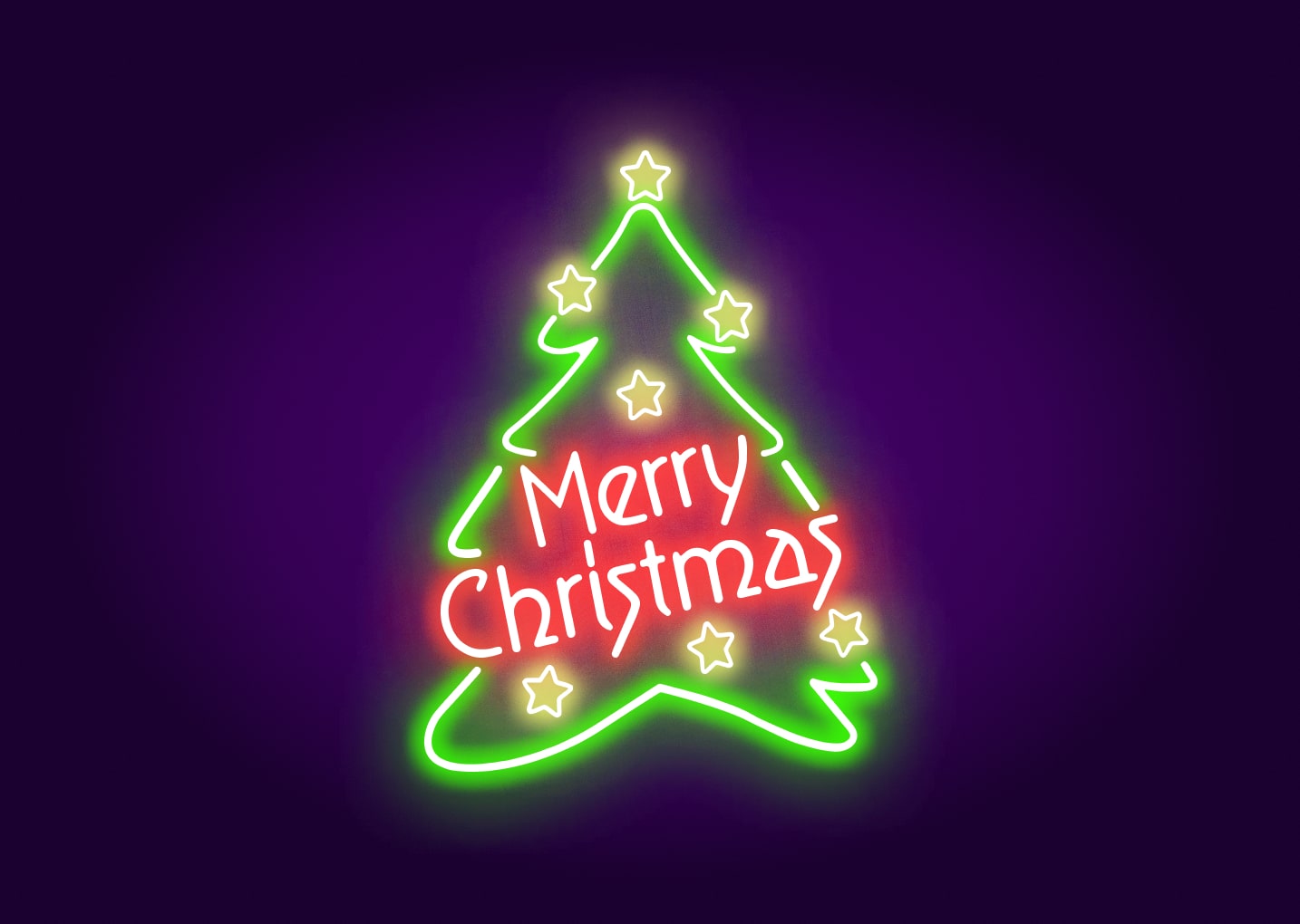 Merry Christmas Neon Signs