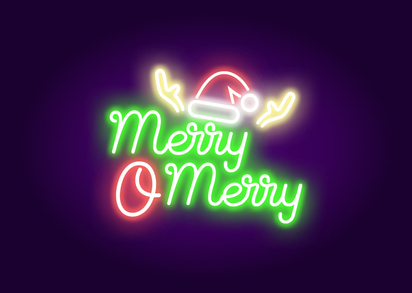 Merry Merry Neon Signs