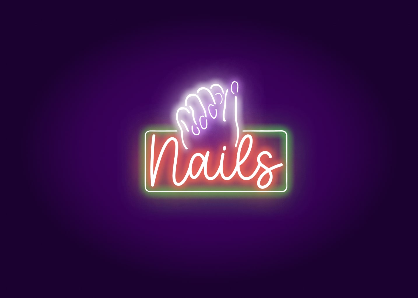 Nails Neon Signs