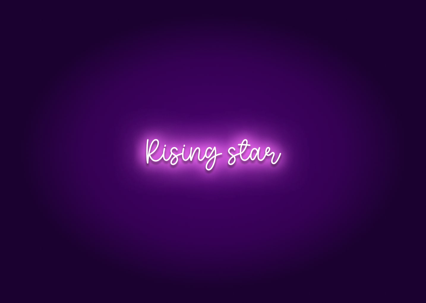 Rising star - Neon Signs