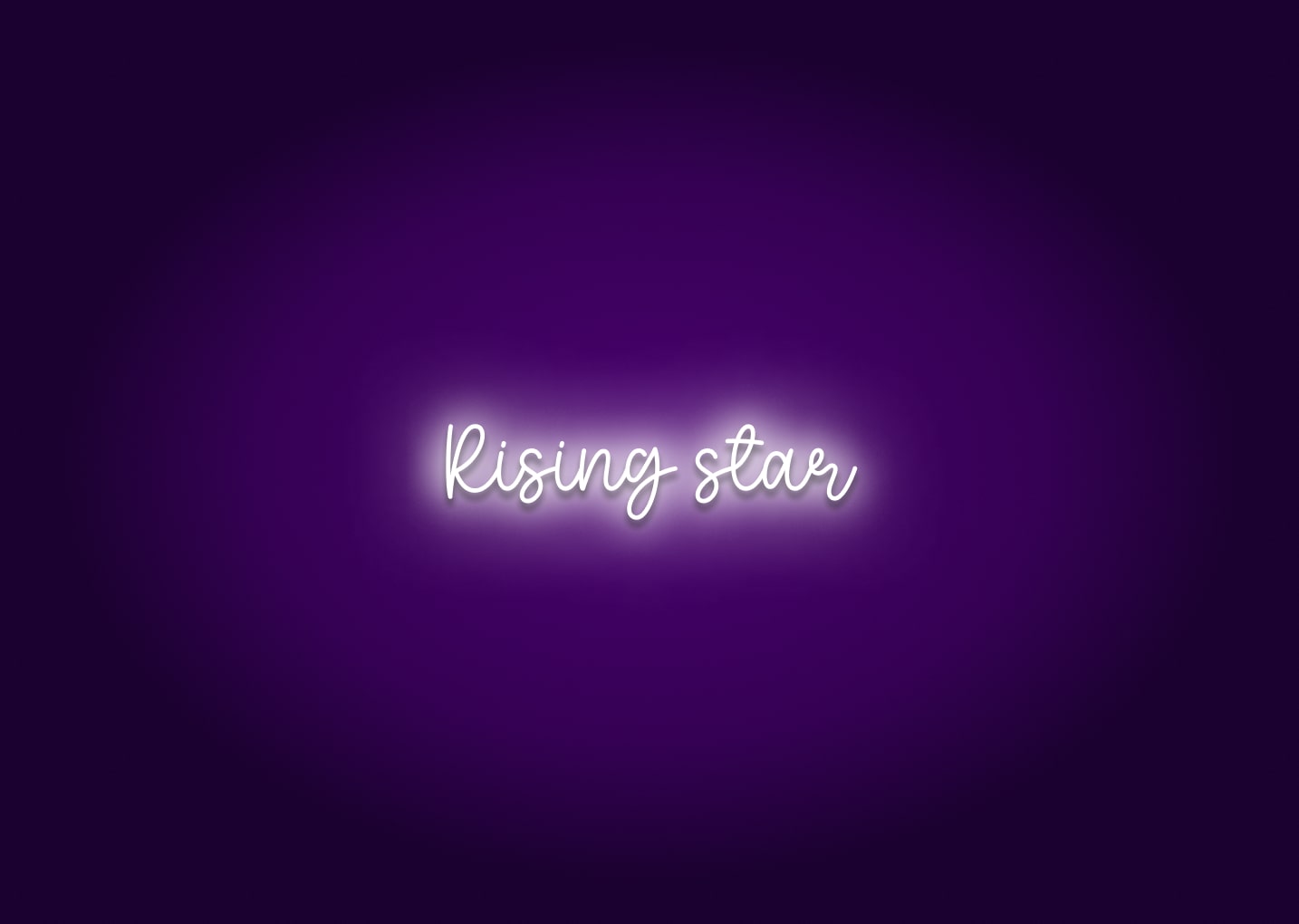 Rising star - Neon Signs