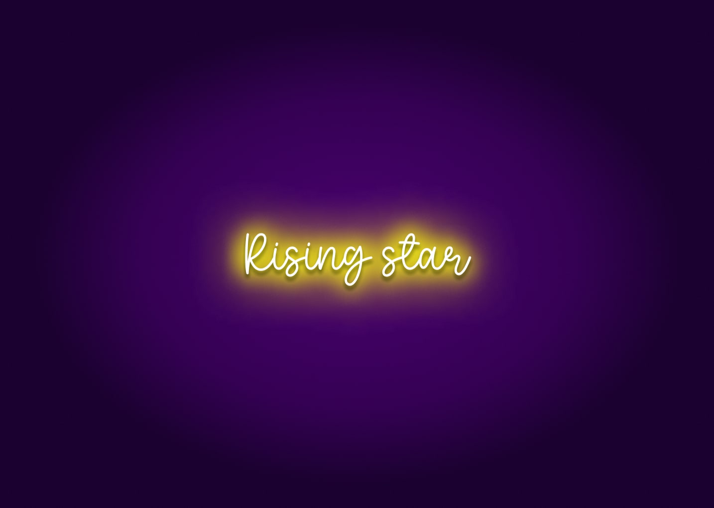 Rising star - Neon Signs