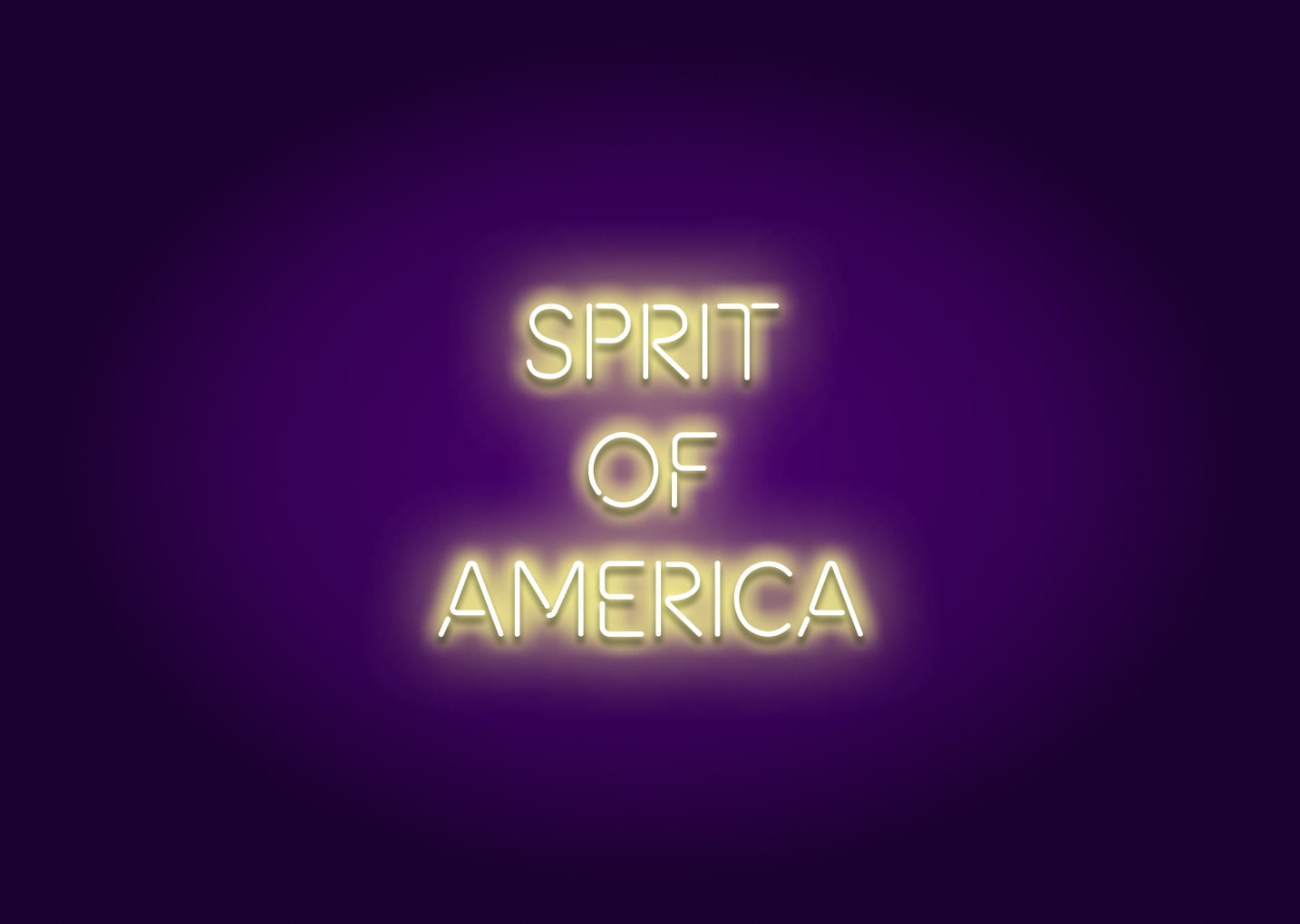 SPRINT OF AMERICA - Neon Sign