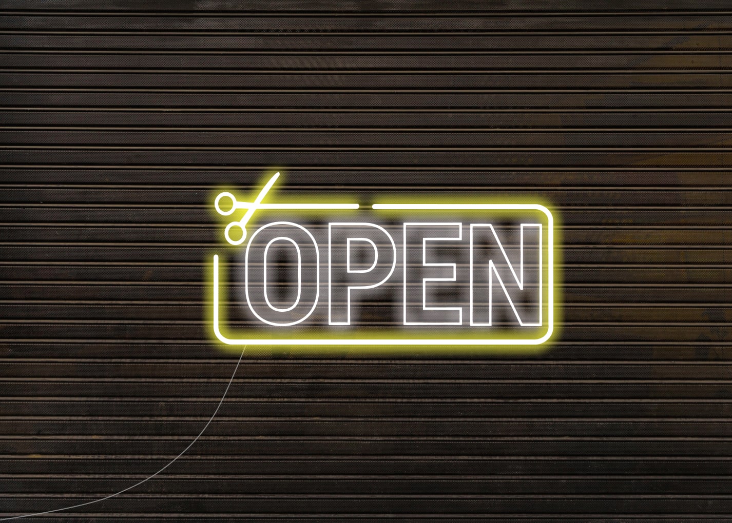 Salon Open Neon Signs