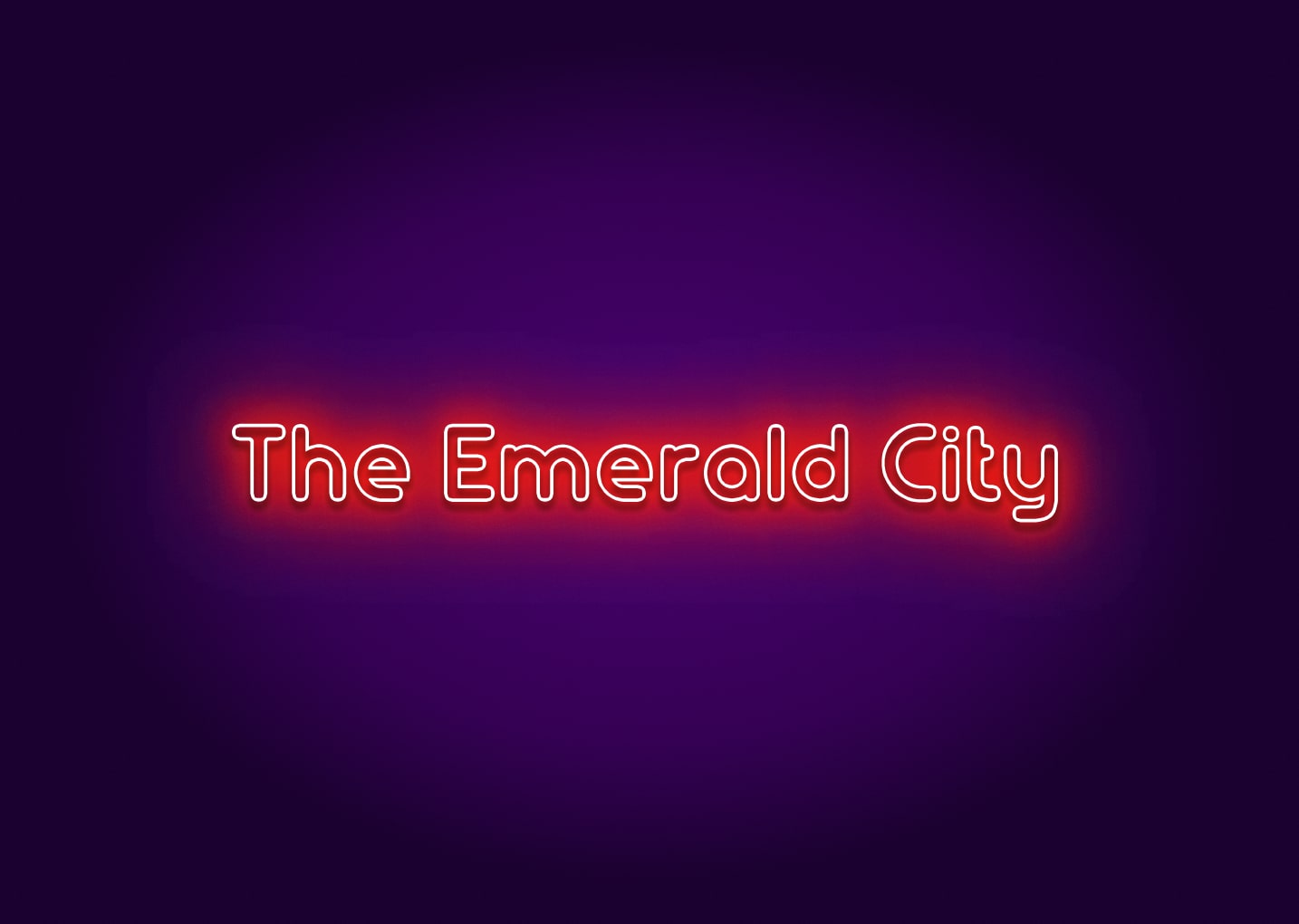 The Emerald City Neon Sign - Seattle