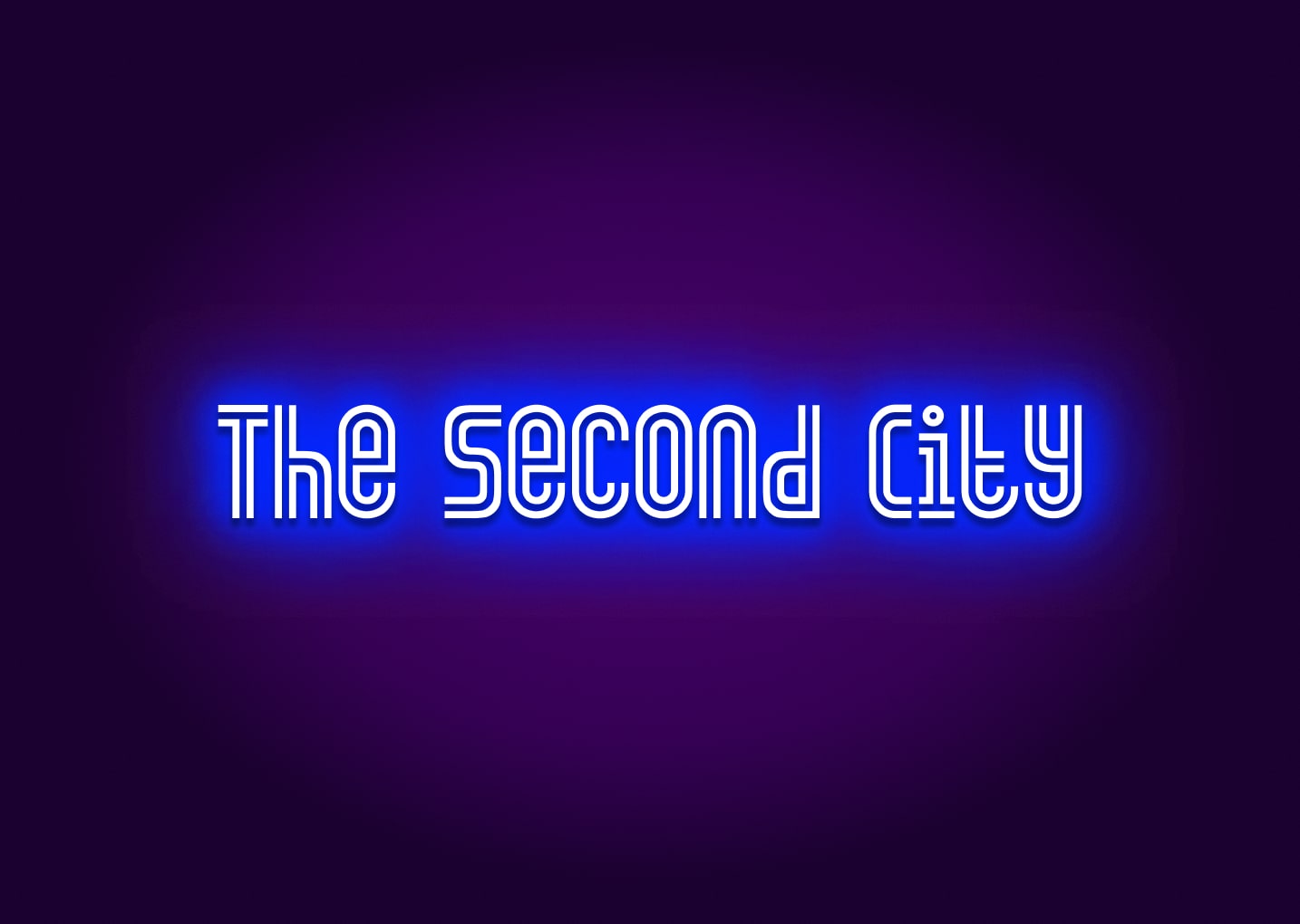 The Second City Neon Sign - Chicago