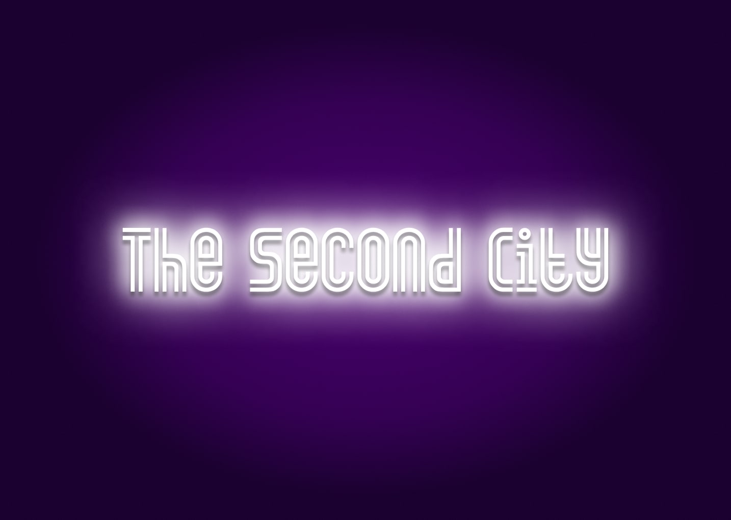 The Second City Neon Sign - Chicago