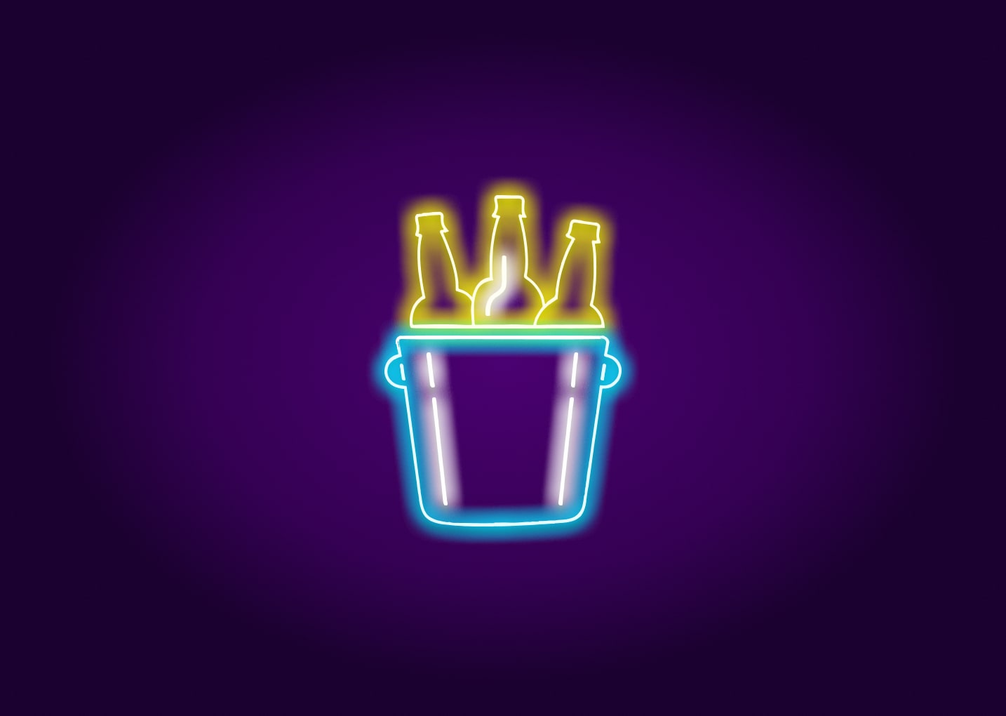 Triple Beer Neon Sign