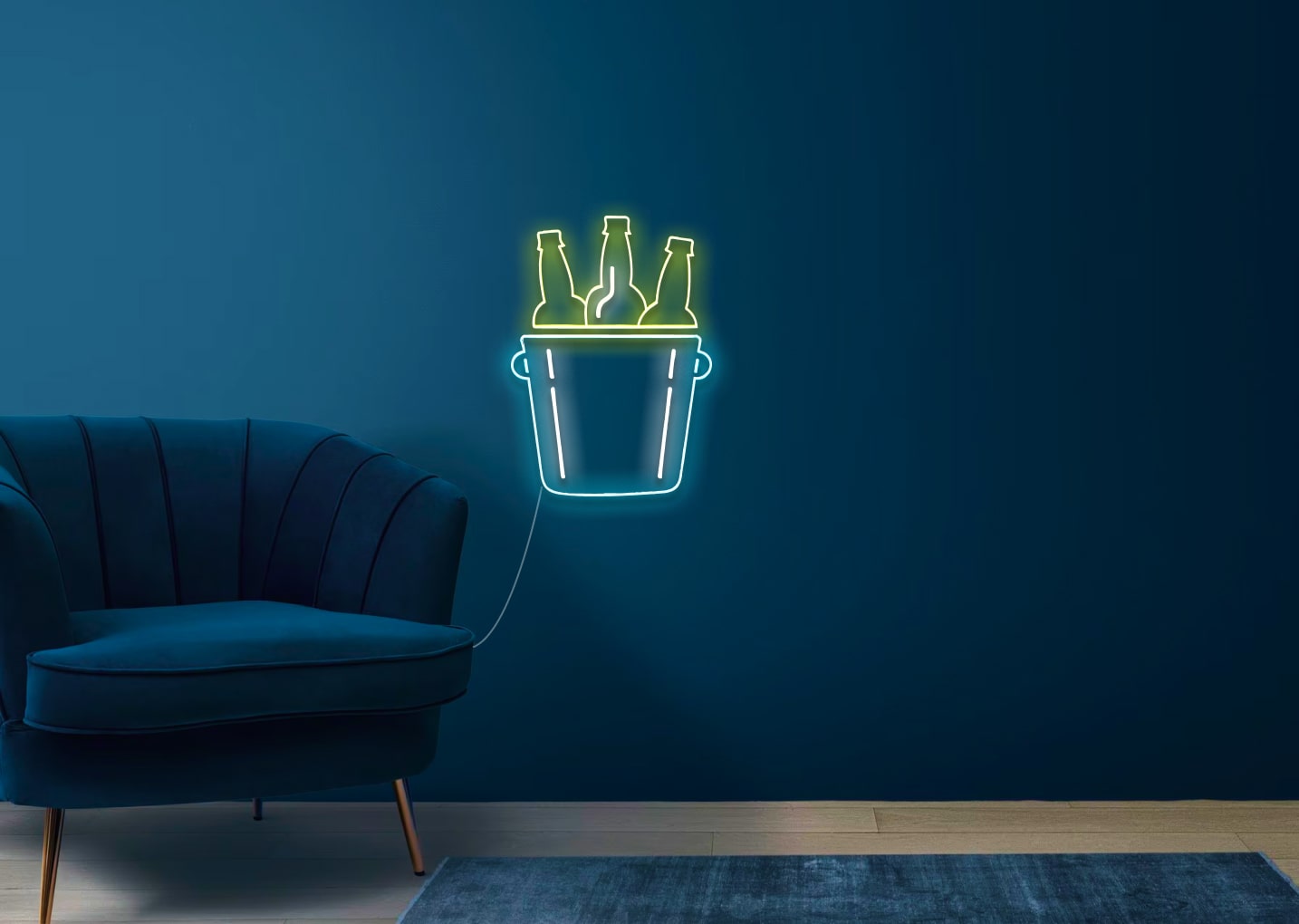 Triple Beer Neon Sign