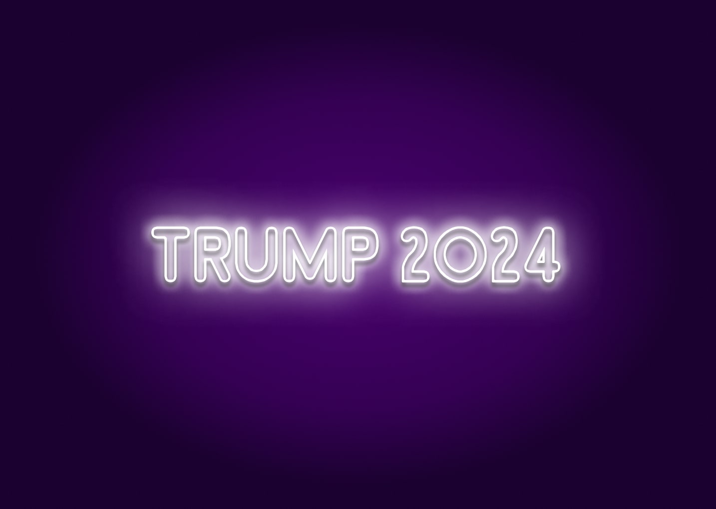 TRUMP 2024 - Neon Sign