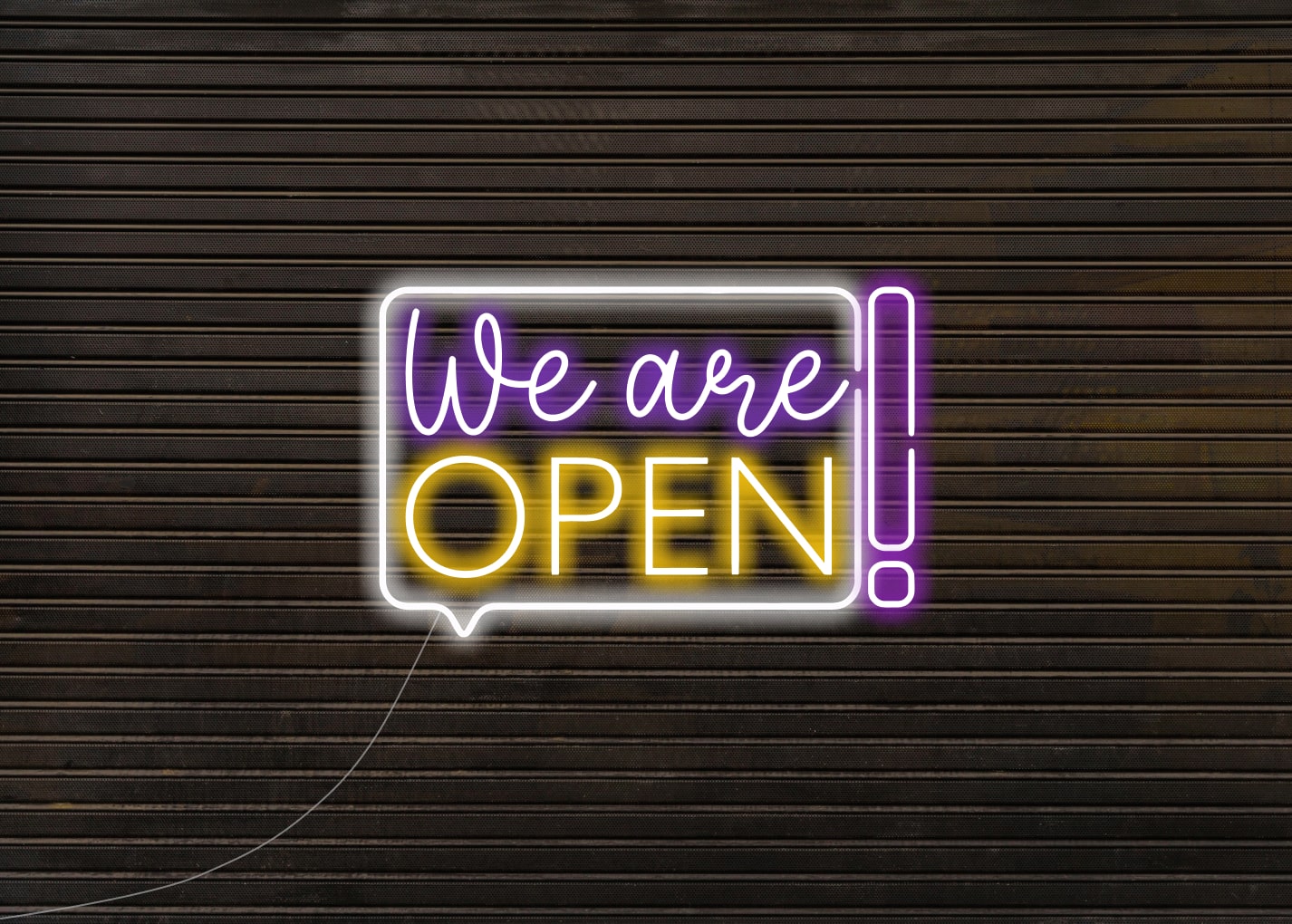 We are open Neon Signs