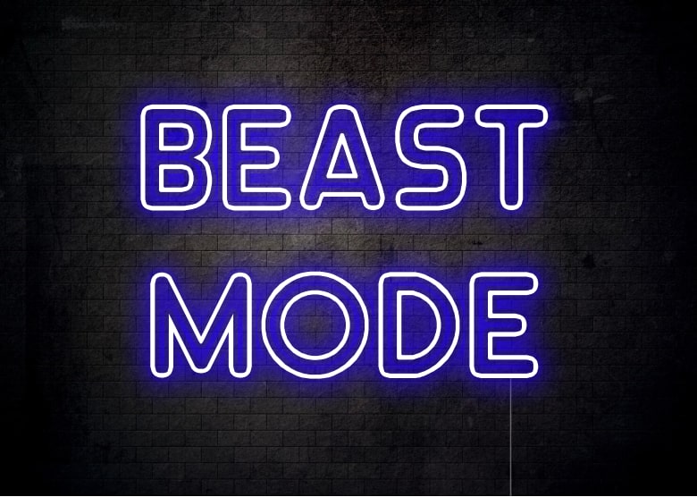 BEAST MODE - Gym Neon Sign