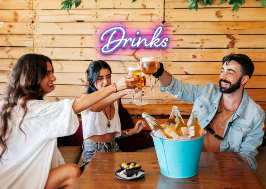 Drinks - Neon Sign